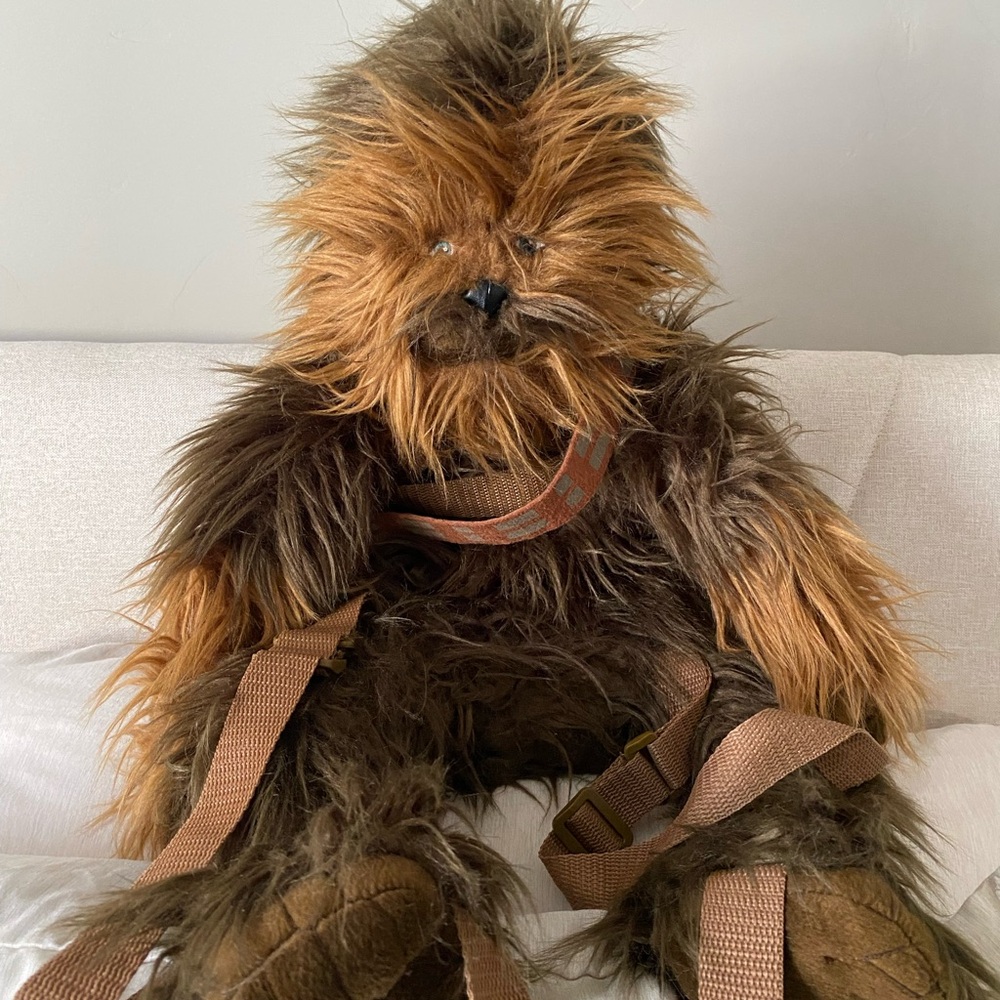 Disney Star Wars Chewbacca Chewie Plush Backpack Stuffed Animal